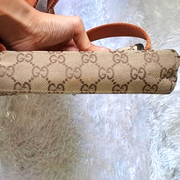 Auth Vintage Gucci Monogram GG Belt Bag with Dustcover on SALE !! - Picture 5 of 12